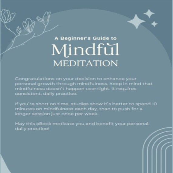 A Handbook for Starting Meditation and Mindfulness Techniques